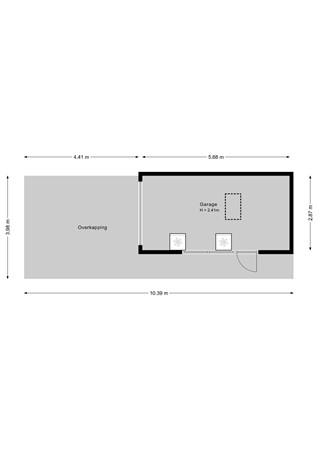 Floorplan - Verlengde Oostsingel 51, 3751 VN Bunschoten-Spakenburg